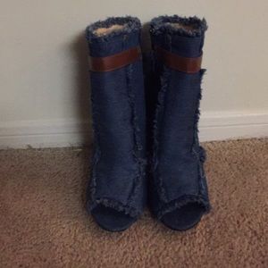 Jean booties